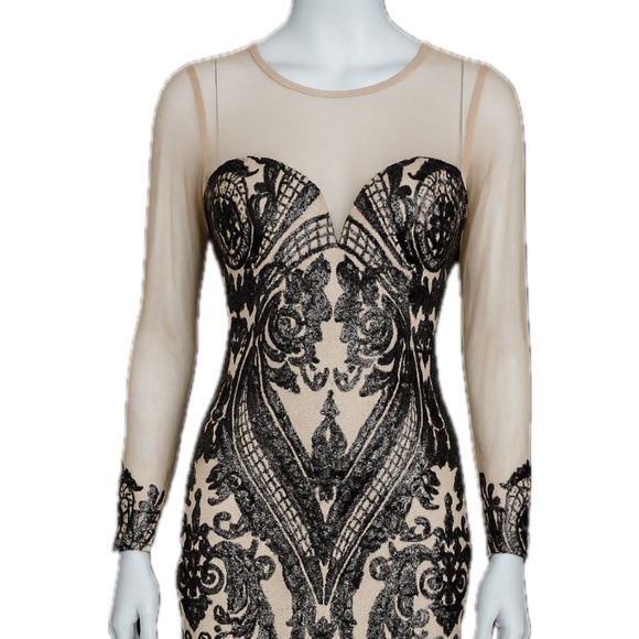 Stunning Sequin & Beaded Mesh Dress – Size Small – NWOT - Picture 2 of 12